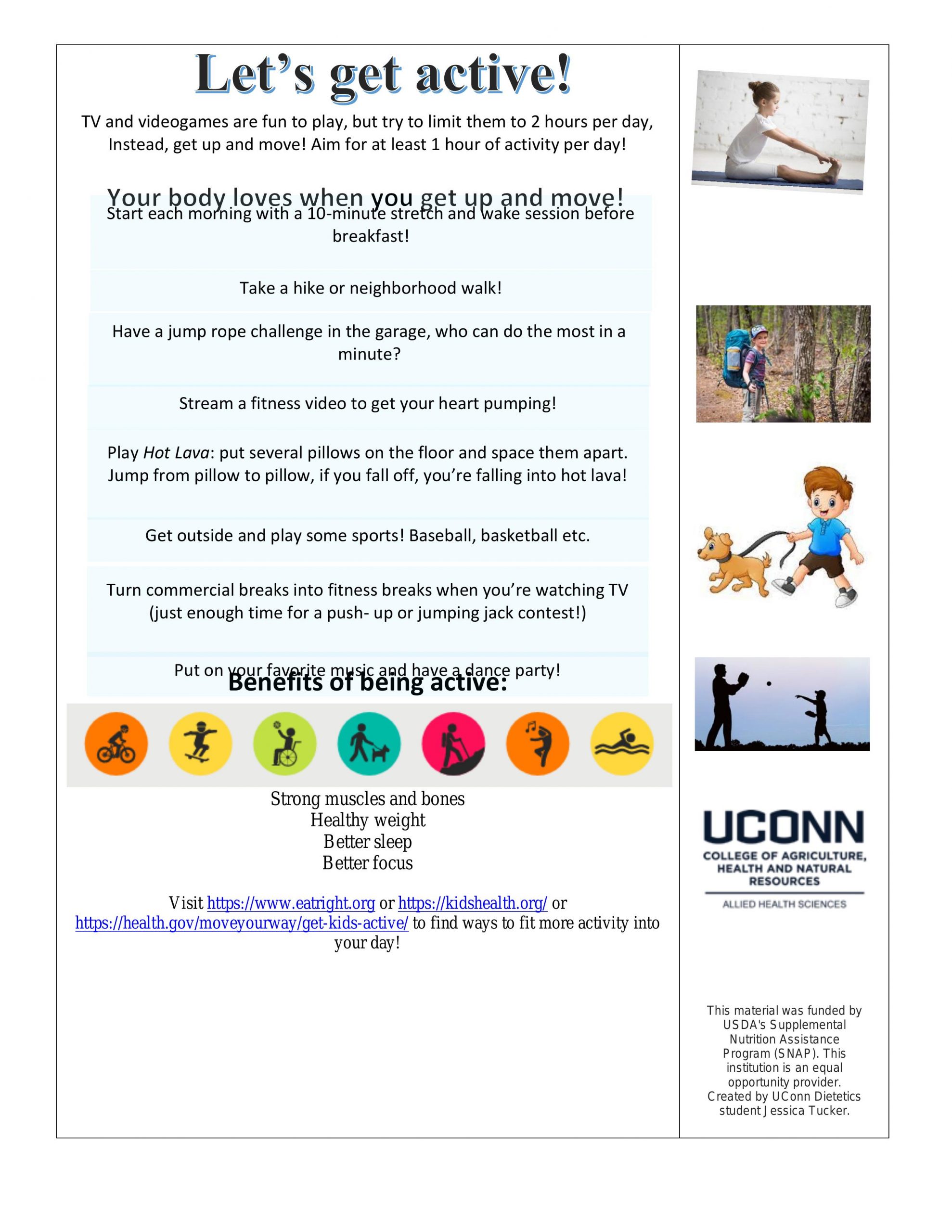 Physical Activity poster/flyer